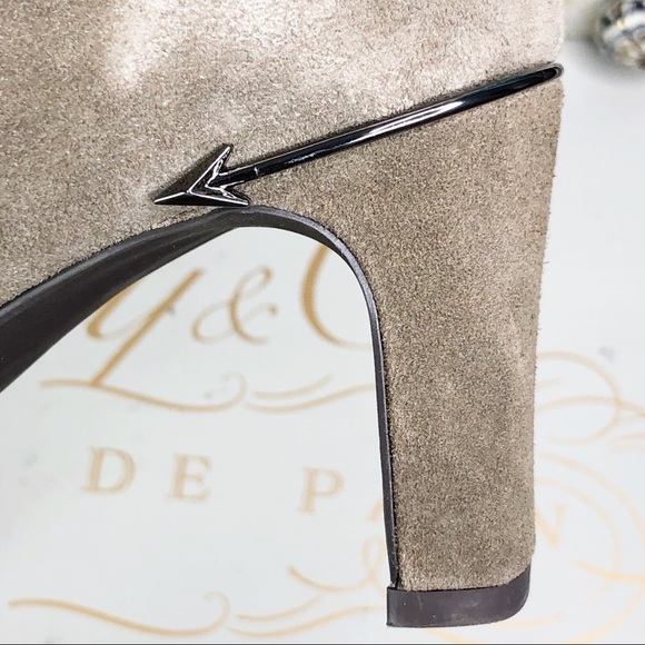 REBEL Jenny Taupe suede tall boot - Picture 7 of 12